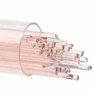 Bullseye glass 1834 - 2mm coral orange tint stringers