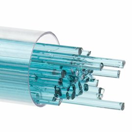Bullseye glass 1408 - 2mm Stringers - light aquamarine blue