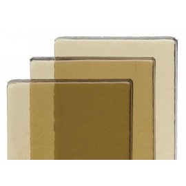 Bullseye glass 1819-065 billet brown topaz tint