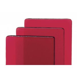 Bullseye glass 1824-065 Billet - ruby red tint striker