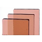 Bullseye glass 1834-065 Billet - coral orange tint