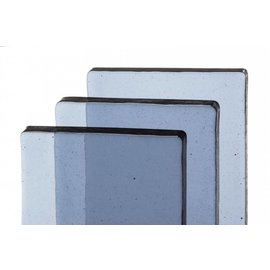 Bullseye glass 1864-065 Billet - gray blue tint