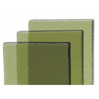 Bullseye glass 1877-065 Billet - olivine tint