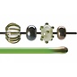 Bullseye glass 1707-576 Rod -green lustre