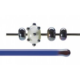 Bullseye glass 1714-576 Rod -blue lustre