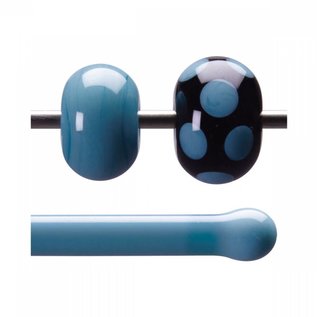 Bullseye glass 0064-576 Rod -sterling blue opaque