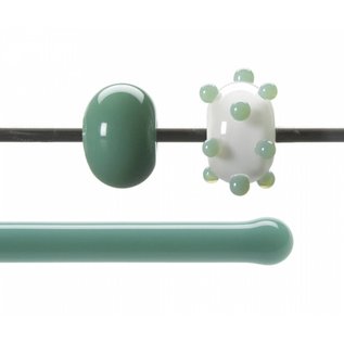 Bullseye glass 0117-576 Rod -mineral green opaque