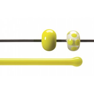 Bullseye glass 0120-576 Rod -canary yellow opaque