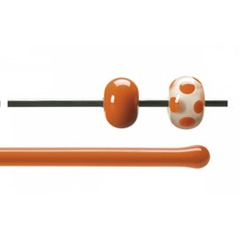 Bullseye glass 0125-576 Rod -orange opaque
