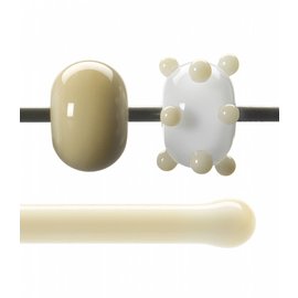 Bullseye glass 0127-576 Rod -nougat opaque