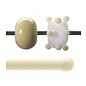 Bullseye glass 0127-576 Rod -nougat opaque