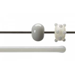 Bullseye glass 0132-576 Rod -driftwood gray opaque