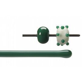 Bullseye glass 0145-576 Rod -jade green opaque