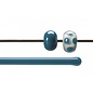Bullseye glass 0146-576 Rod -steel blue opaque