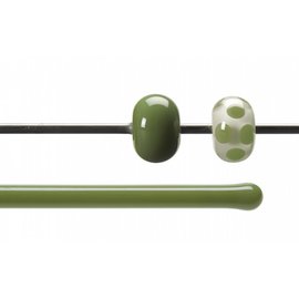 Bullseye glass 0212-576 Rod -olive green opaque