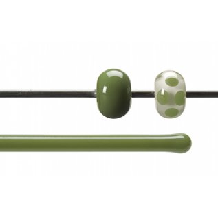 Bullseye glass 0212-576 Rod -olive green opaque