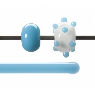 Bullseye glass 0216-576 Rod -light cyan opaque