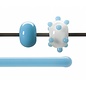 Bullseye glass 0216-576 Rod -light cyan opaque