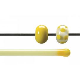 Bullseye glass 0220-576 Rod -sunflower yellow opaque