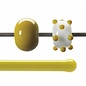 Bullseye glass 0227-576 Rod -golden green opaque