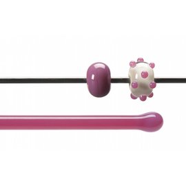 Bullseye glass 0301-576 Rod -pink opaque