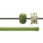 Bullseye glass 0312-576 Rod -pea pod green opaque