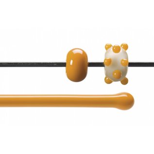 Bullseye glass 0321-576 Rod -pumpkin orange opaque