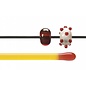 Bullseye glass 1022-576 Rod -red orange