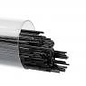 Bullseye glass 0101 - 0.5 mm Stringers - stiff black stringers