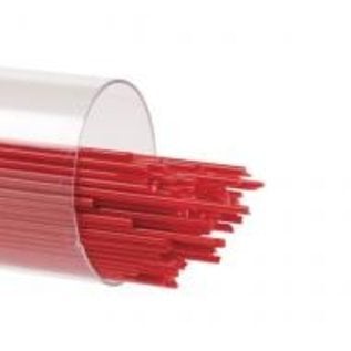 Bullseye glass 0124 - 0.5 mm red stringers