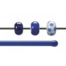 Bullseye glass 1114-576 Rod -deep royal blue