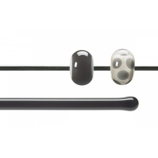 Bullseye glass 1129-576 Rod -charcoal gray