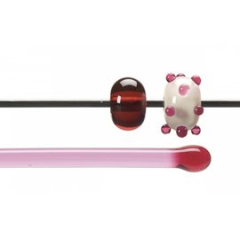 Bullseye glass 1215-576 Rod -light pink striker