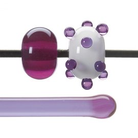 Bullseye glass 1232-576 Rod -light fuchsia