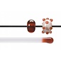 Bullseye glass 1305-576 Rod -sunset coral