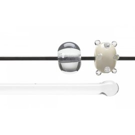 Bullseye glass 1401-576 Rod -crystal clear