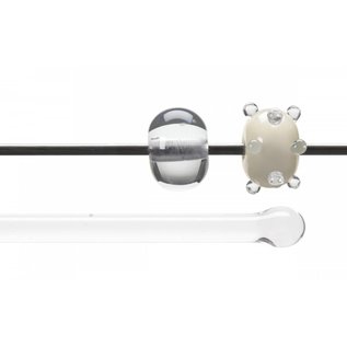 Bullseye glass 1401-576 Rod -crystal clear