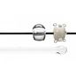 Bullseye glass 1401-576 Rod -crystal clear