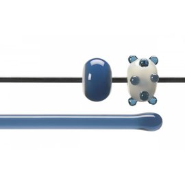 Bullseye glass 1406-576 Rod -steel blue