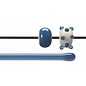 Bullseye glass 1406-576 Rod -steel blue