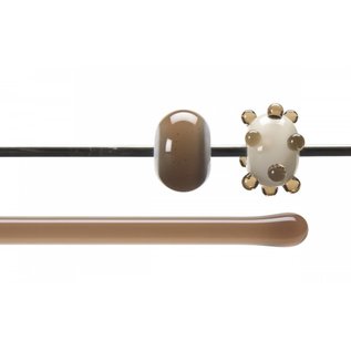 Bullseye glass 1409-576 Rod -light bronze