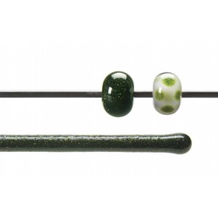 Bullseye glass 1412-576 Rod -light aventurine green