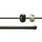 Bullseye glass 1412-576 Rod -light aventurine green