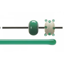 Bullseye glass 1417-576 Rod -emerald green