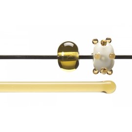 Bullseye glass 1437-576 Rod -light amber