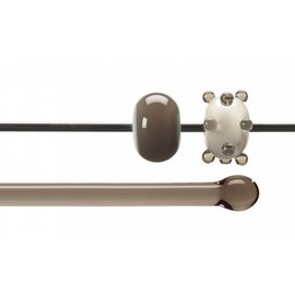 Bullseye glass 1439-576 Rod -khaki