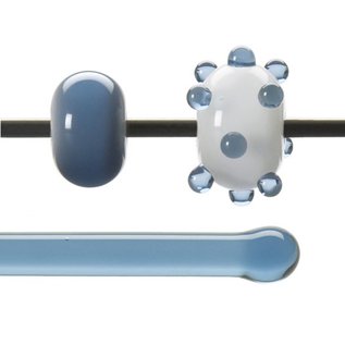 Bullseye glass 1506-576 Rod -pale steel blue