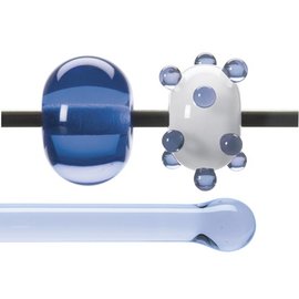 Bullseye glass 1514-576 Rod -pale sky blue