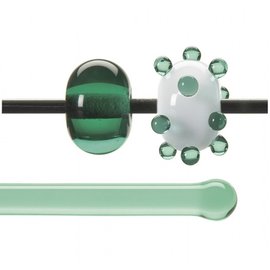 Bullseye glass 1517-576 Rod -pale emerald