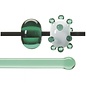 Bullseye glass 1517-576 Rod -pale emerald